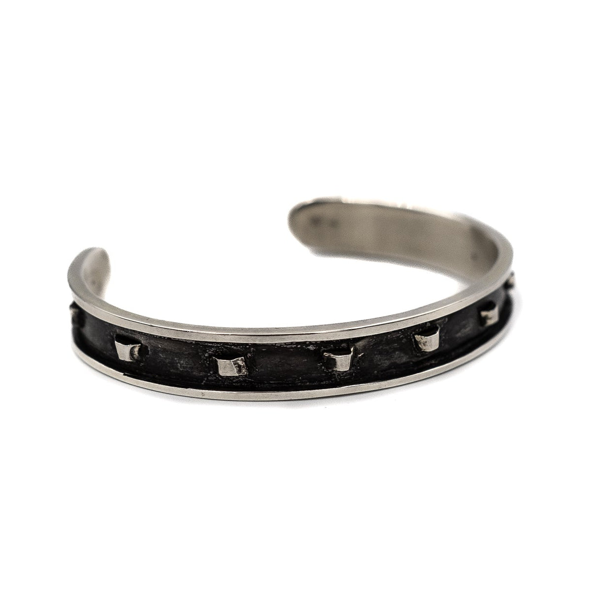 Studded Recondite Cuff – sterling silver