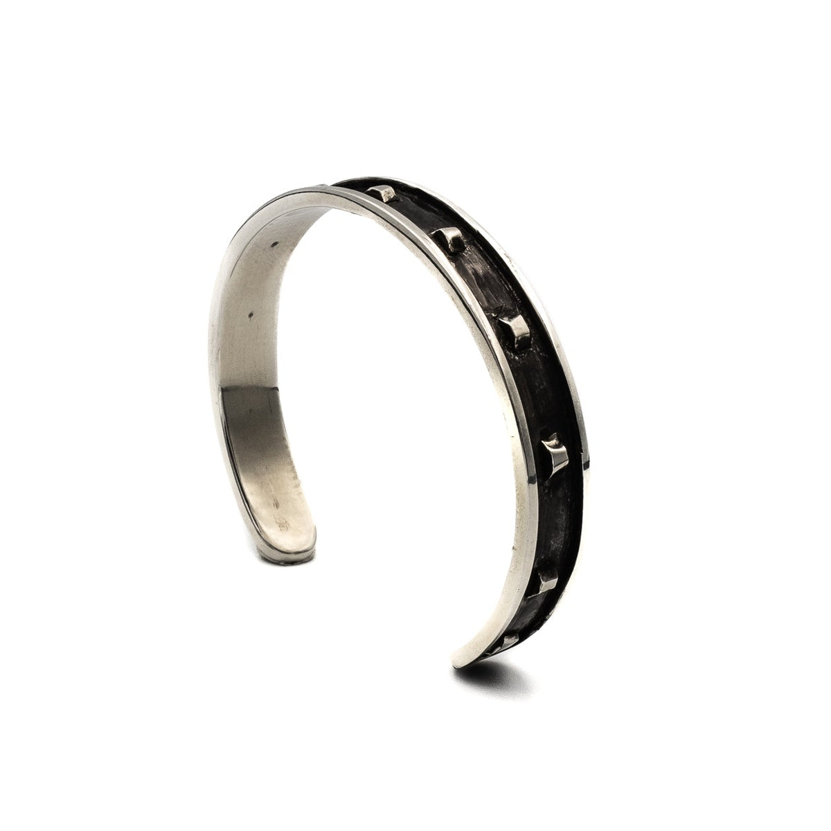 Studded Recondite Cuff – sterling silver