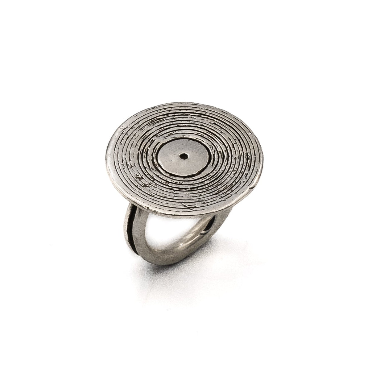 Vinyl Ring – sterling silver