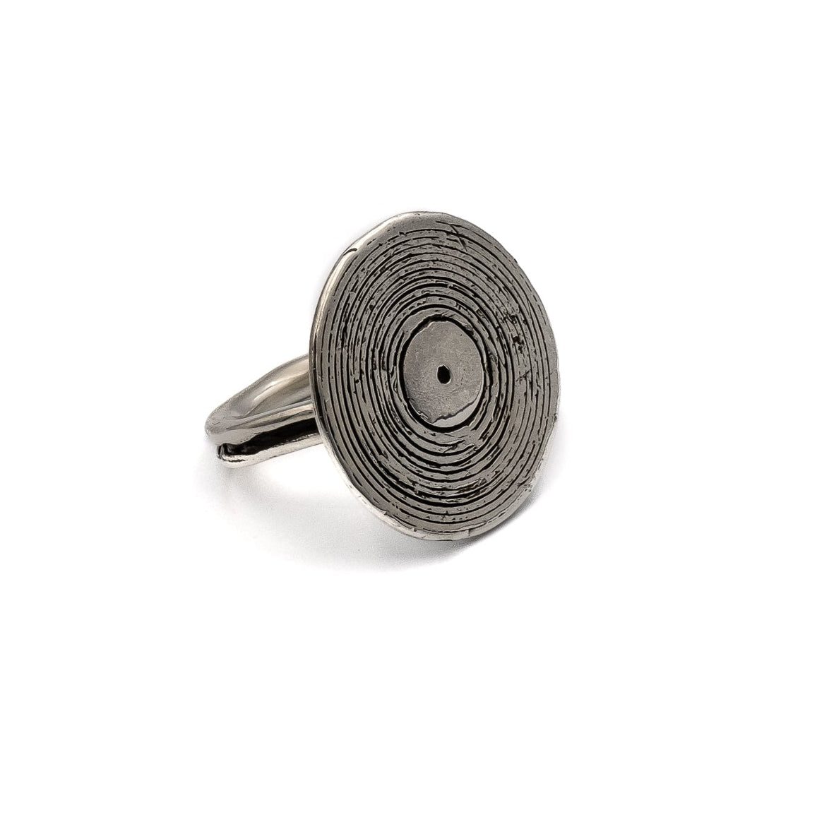 Vinyl Ring – sterling silver