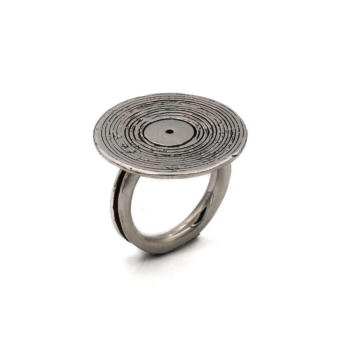 Vinyl Ring – sterling silver
