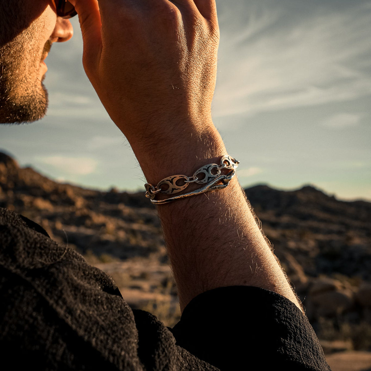 Western Chain Bracelet – sterling silver