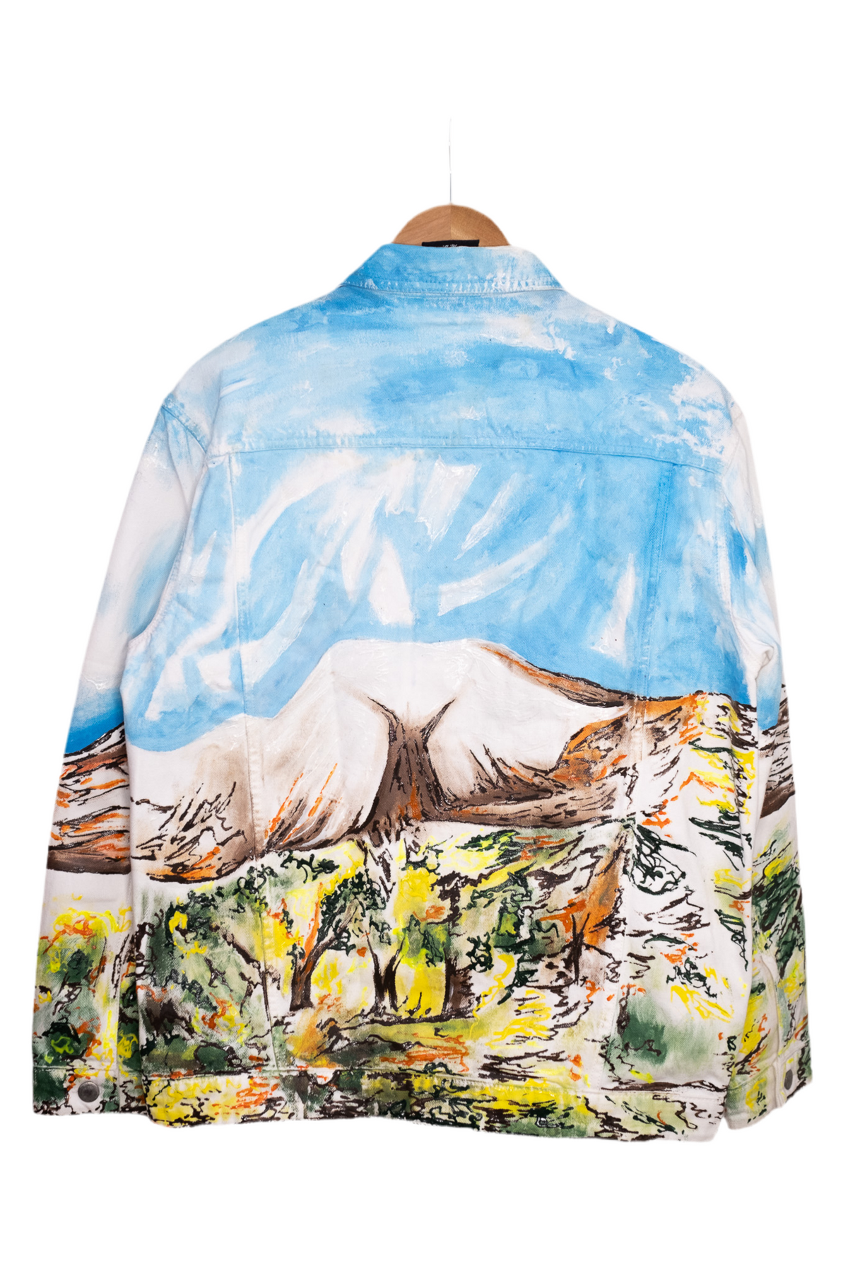 Yosemite Hand-Painted Denim Jacket