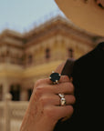 Alexandra Ring with Black Onyx Stone