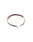 Wanderer Bracelet with Red Leather