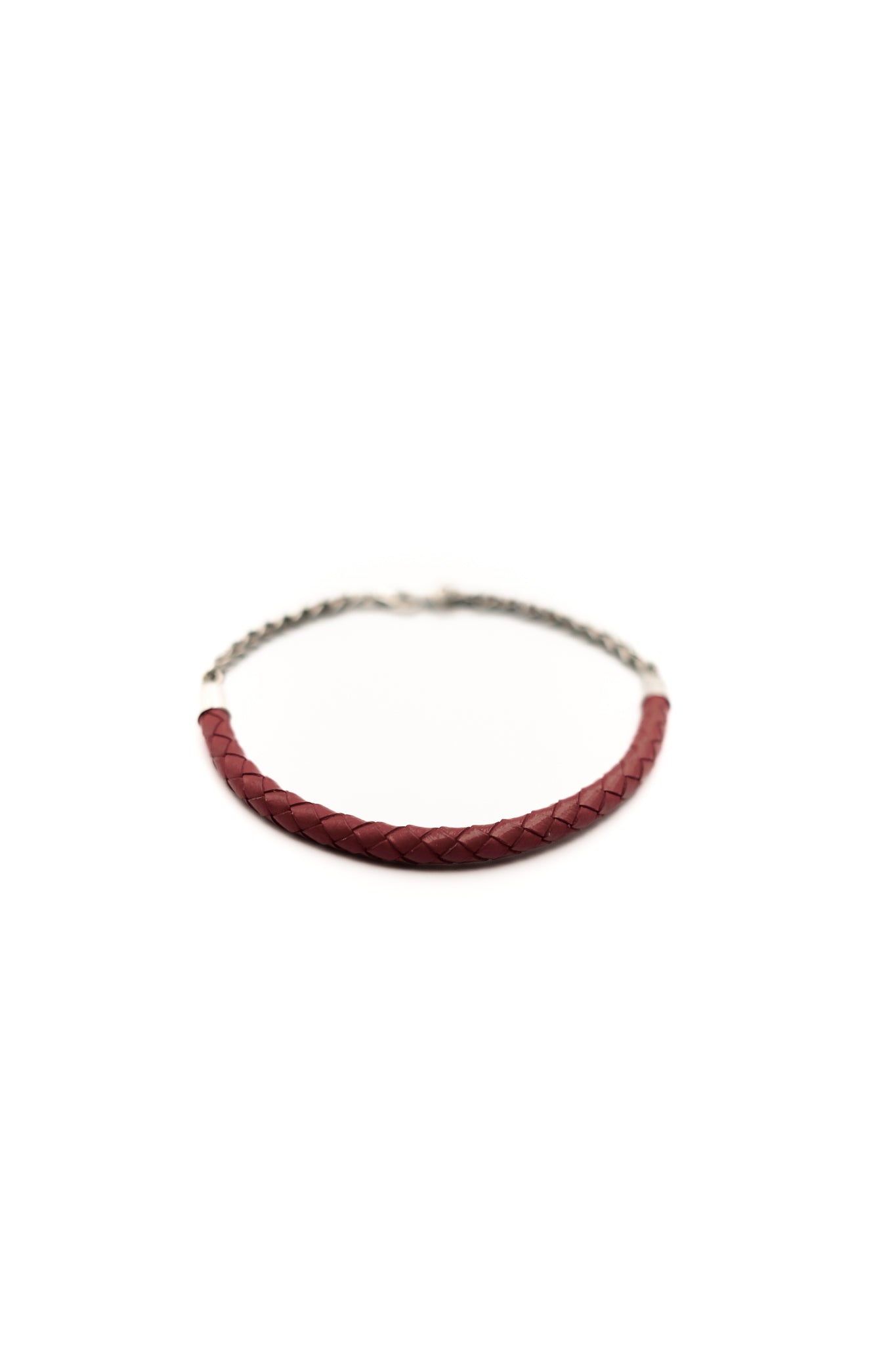 Wanderer Bracelet with Red Leather