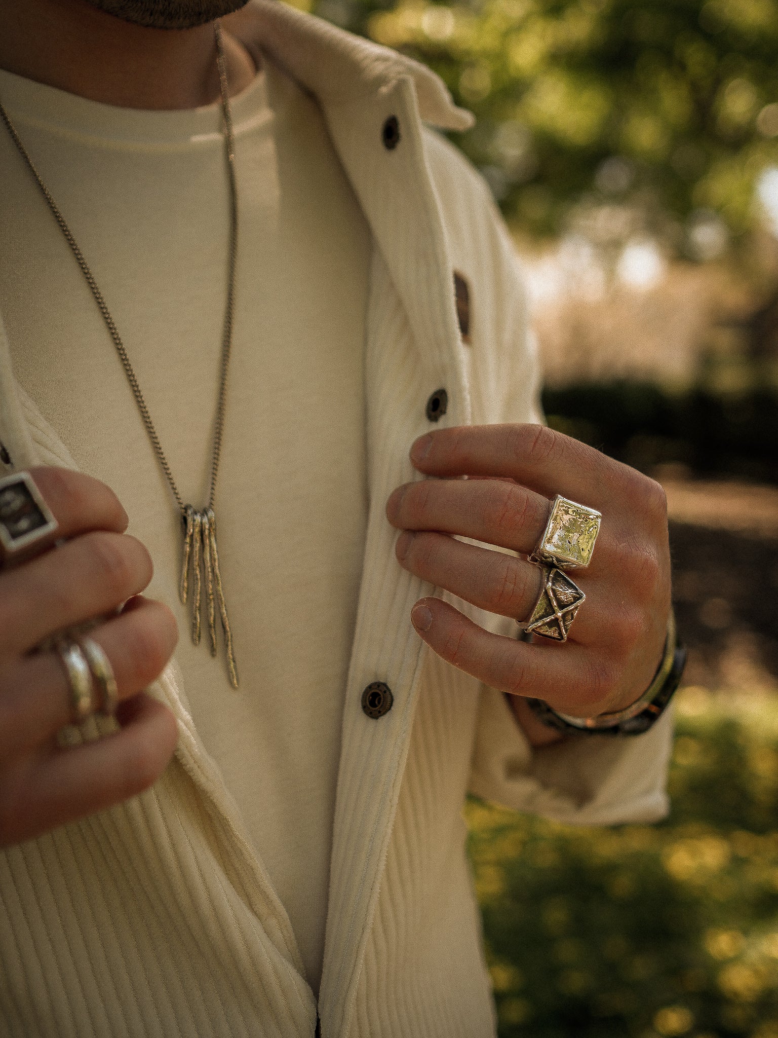 Emperor Square Signet Ring