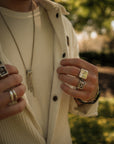 Emperor Square Signet Ring