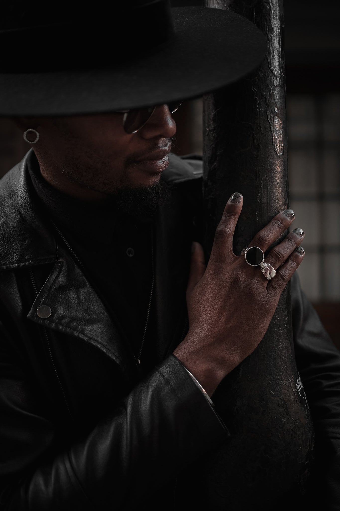 Marauder Signet Ring with Black Onyx