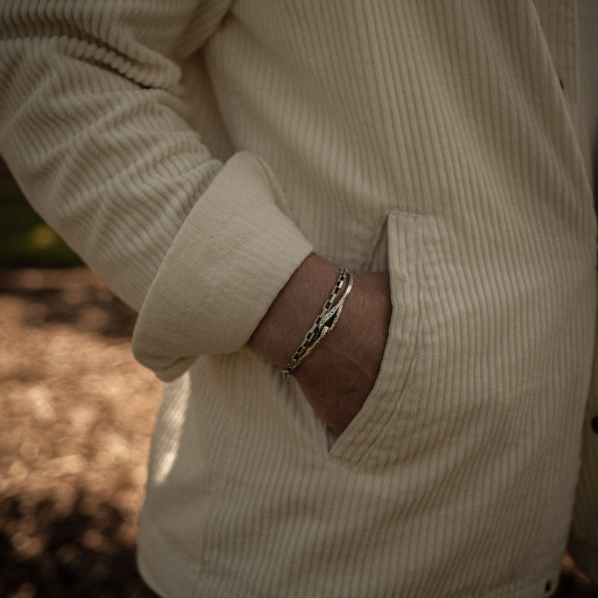 Box Chain Bracelet – sterling silver
