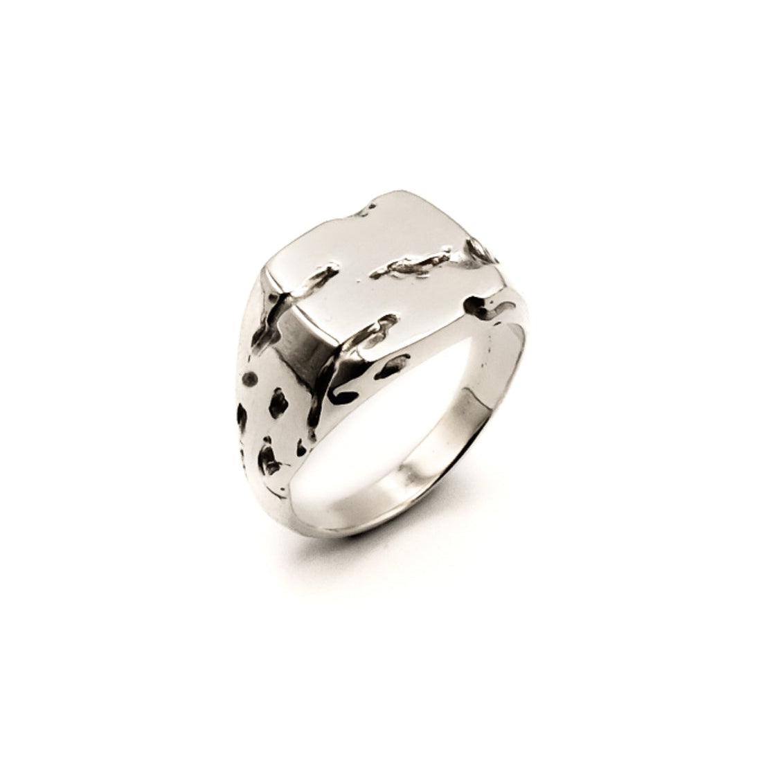 Canyon Ring (Cushion) – sterling silver