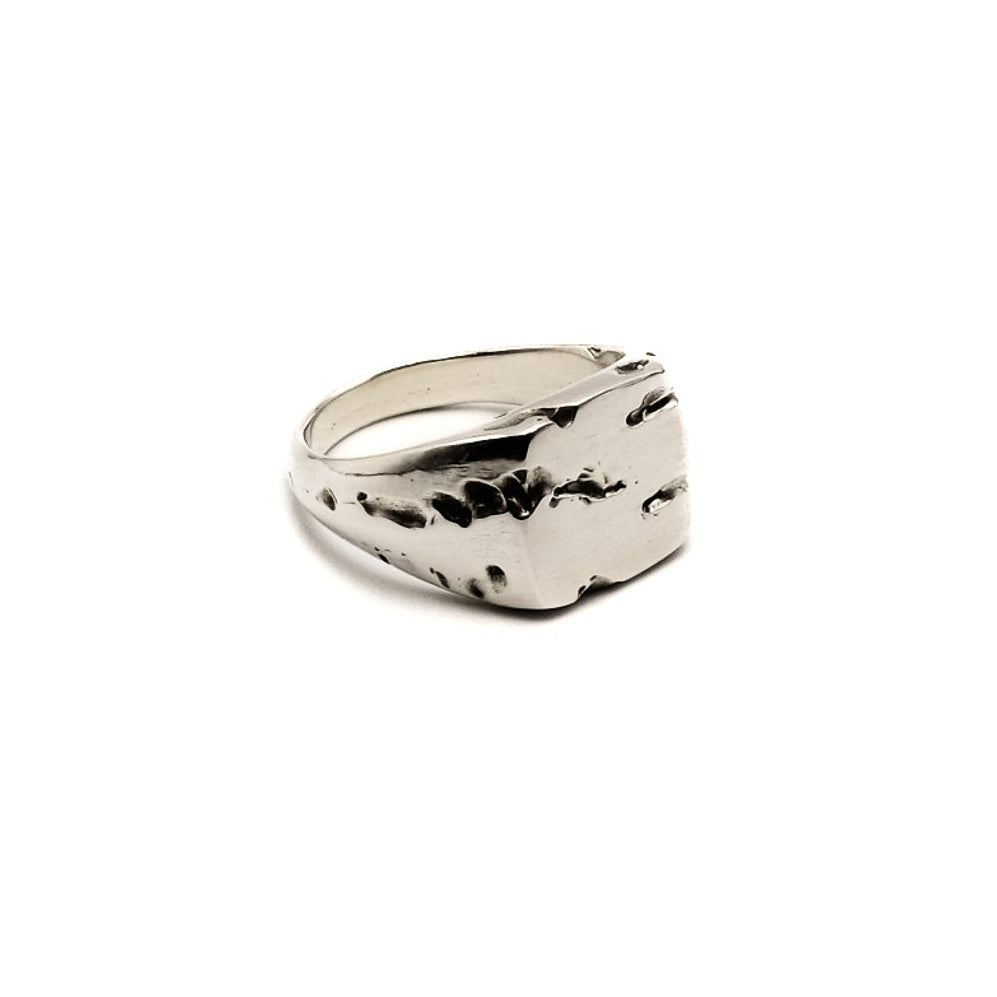 Canyon Ring (Cushion) – sterling silver