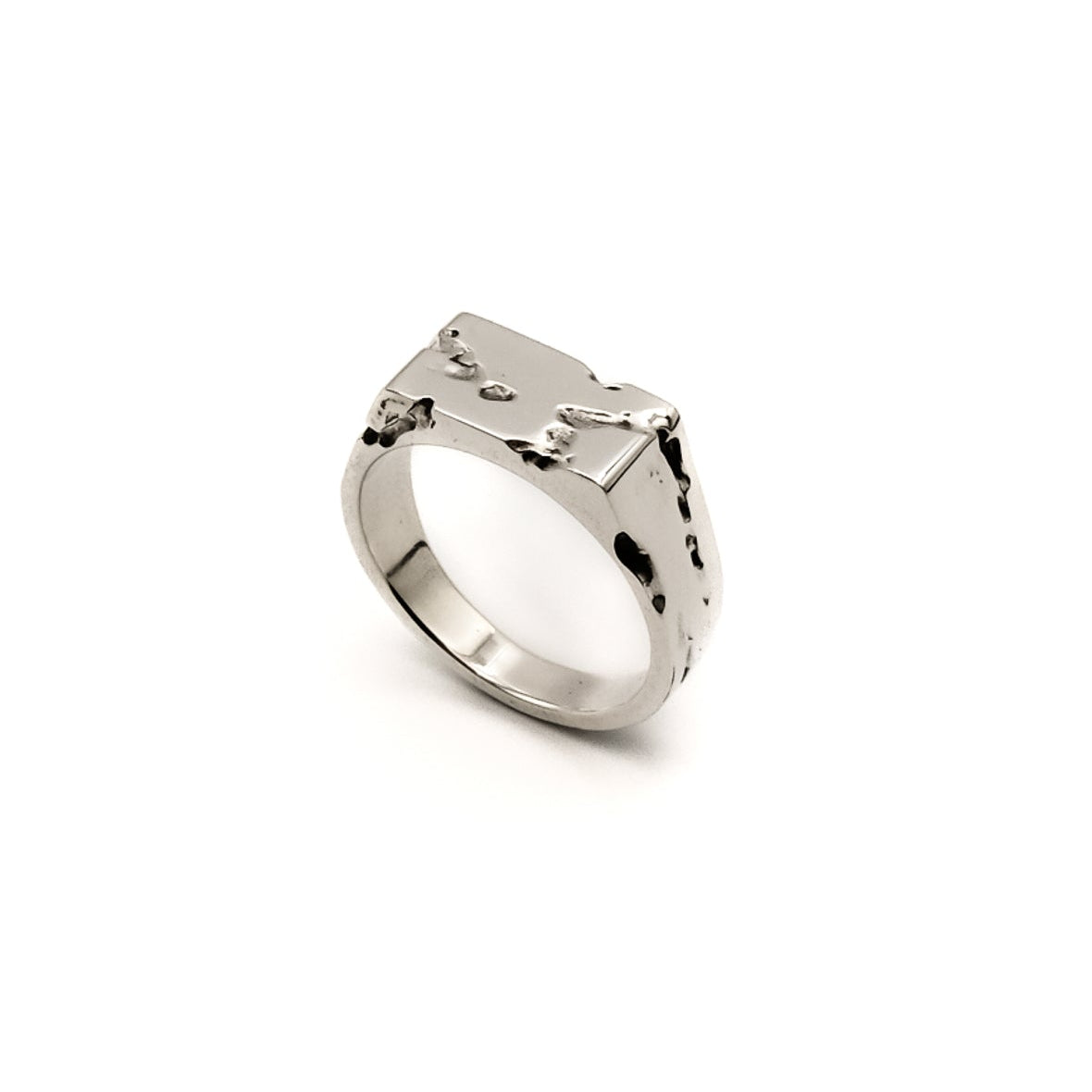Canyon Ring (Rectangular) – sterling silver