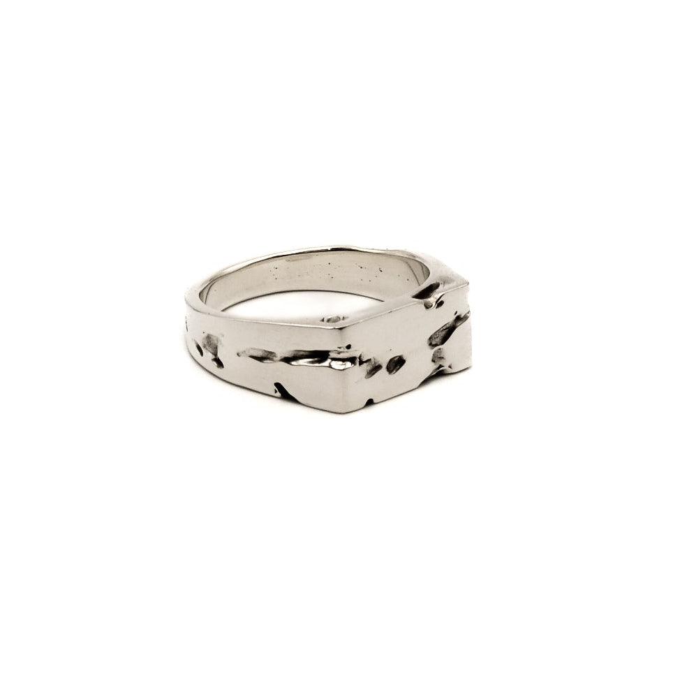 Canyon Ring (Rectangular) – sterling silver