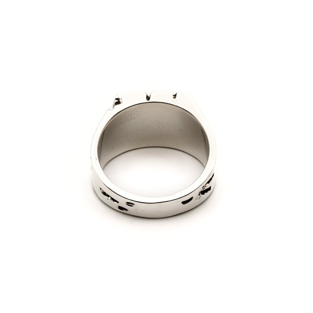 Canyon Ring (Small Square) – sterling silver