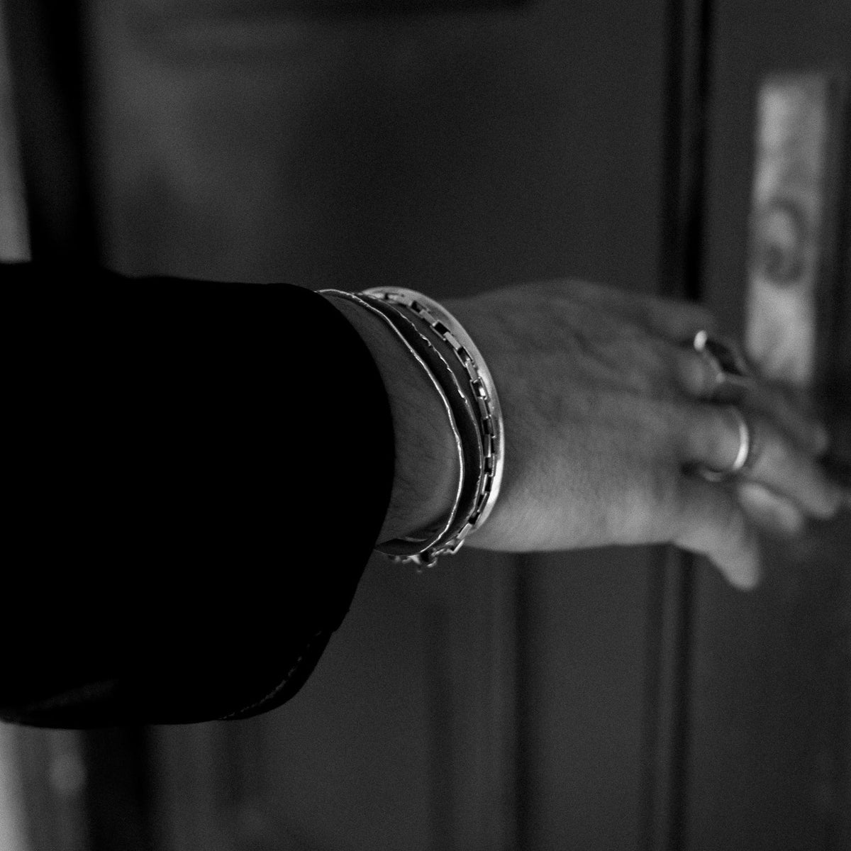 Chevalier Cuff – sterling silver