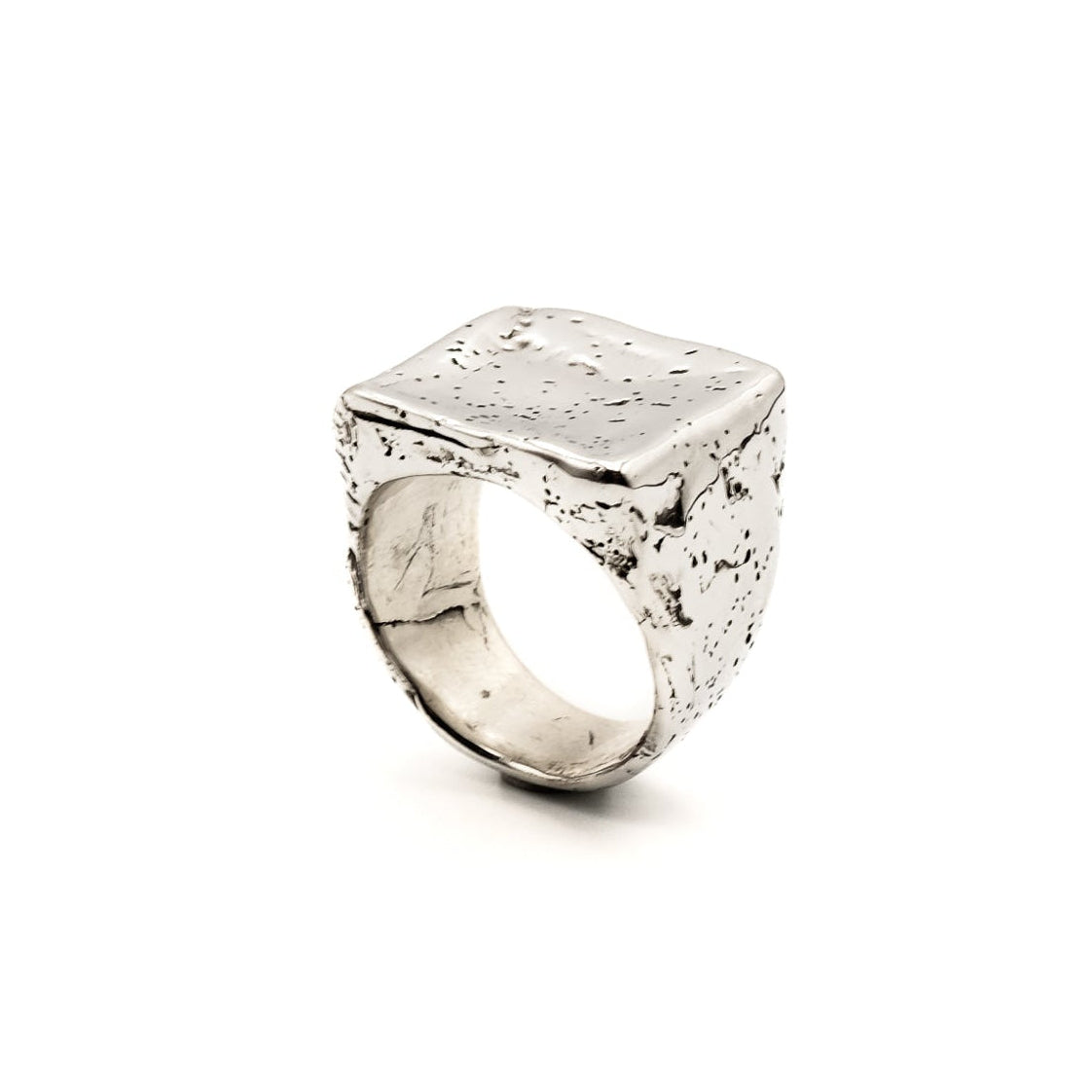 Emperor Square Signet Ring – sterling silver
