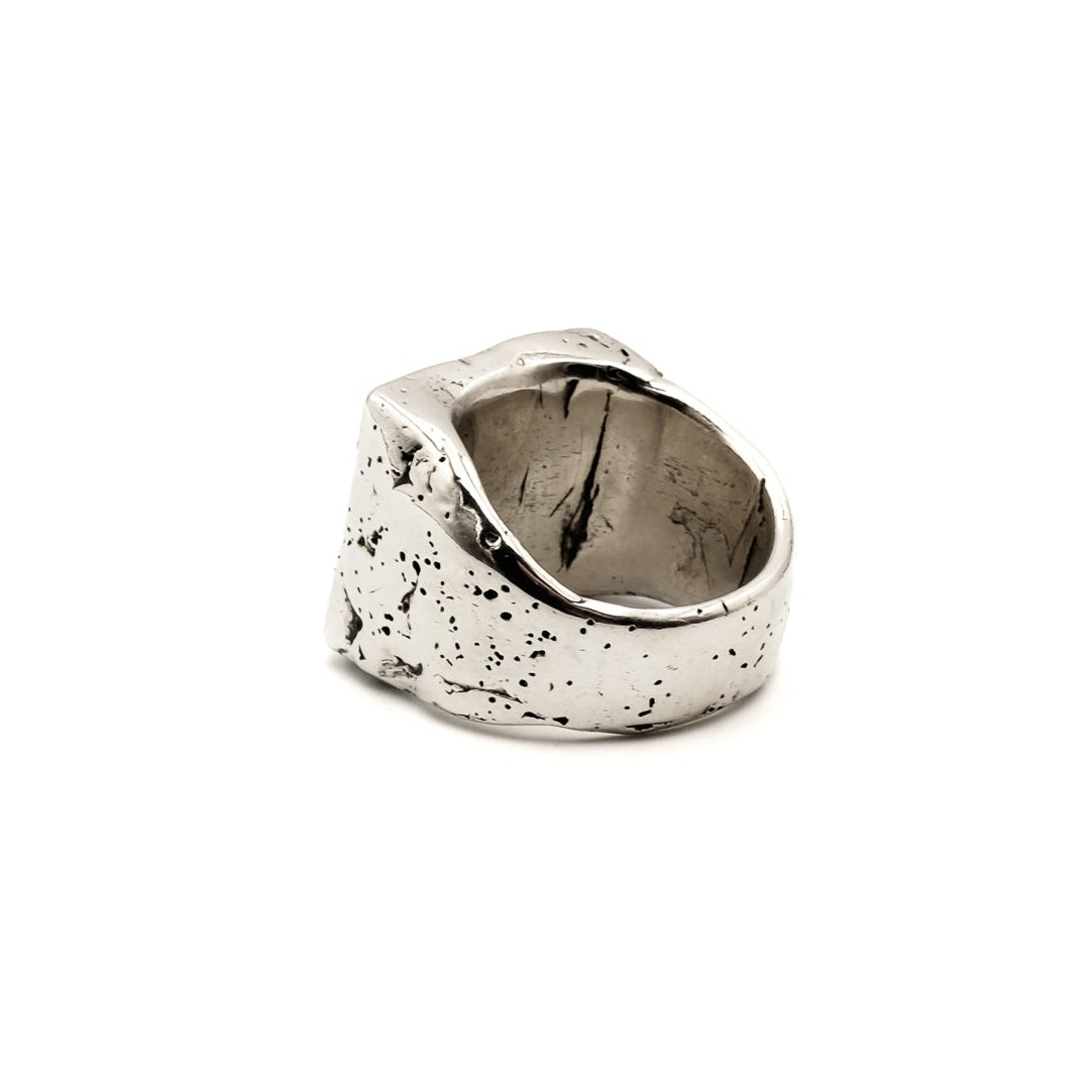 Emperor Square Signet Ring – sterling silver