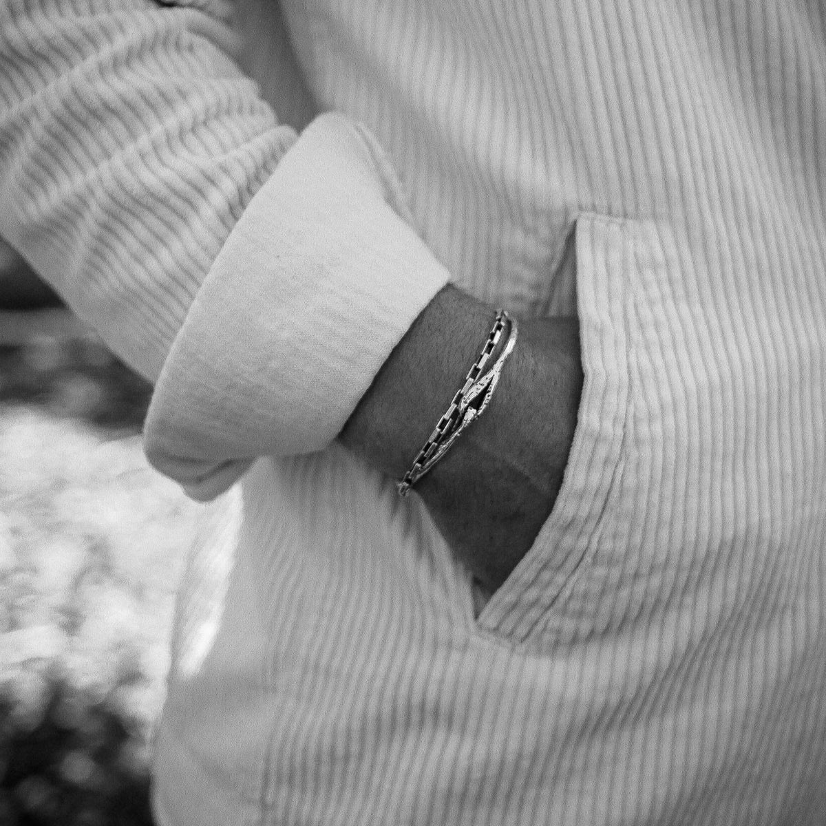 Expedition Cuff – sterling silver