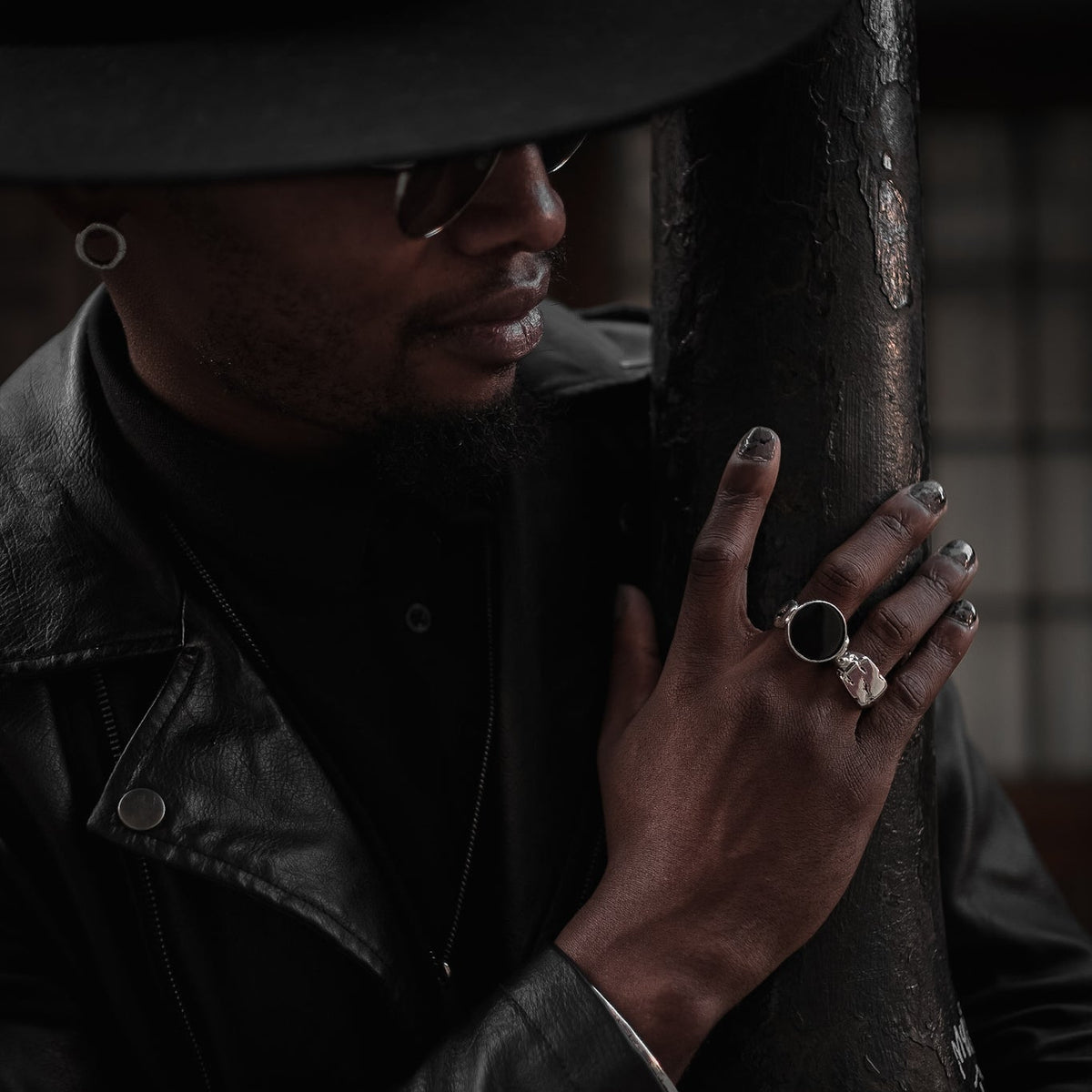 Marauder Signet Ring with Black Onyx – sterling silver
